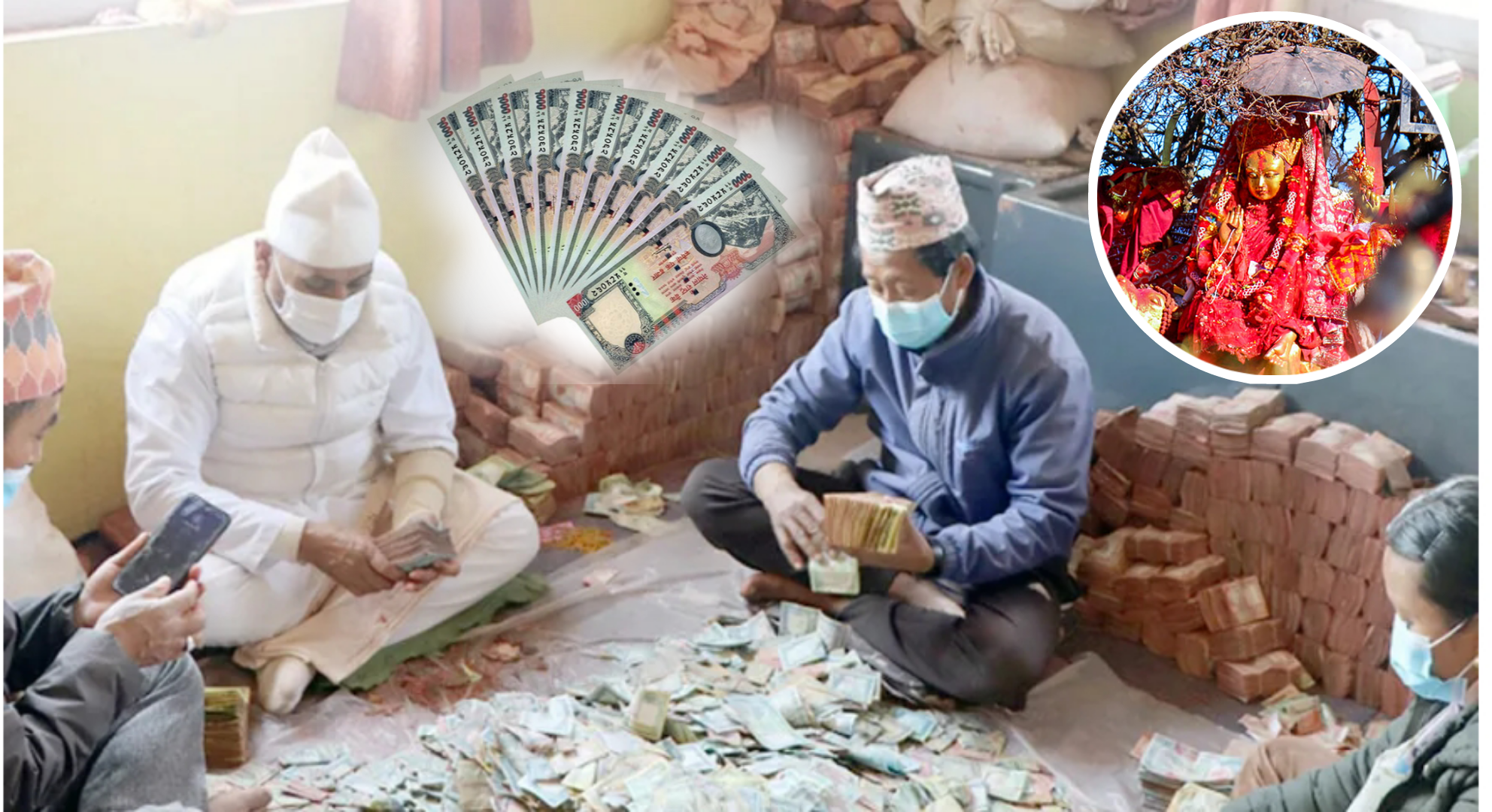 प्रसिद्ध तीर्थस्थल पाथीभराको भेटी झण्डै ८ करोड बढी मौज्दात