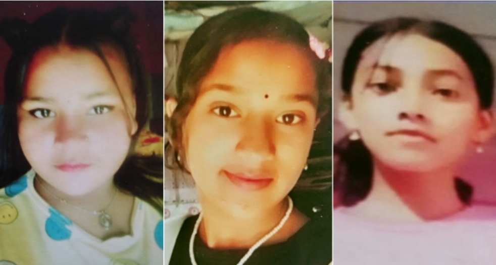 घरबाट विद्यालय हिँडेका तीन जना बालिका बेपत्ता