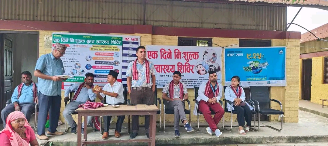 सुद्वोधनका चार सय नागरिकले नि:शुल्क गराए स्वास्थ्य परिक्षण