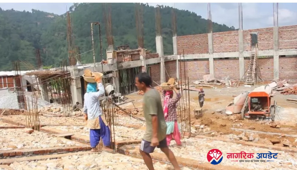 रेसुङ्गा सभाहल निर्माणको काम तिब्र