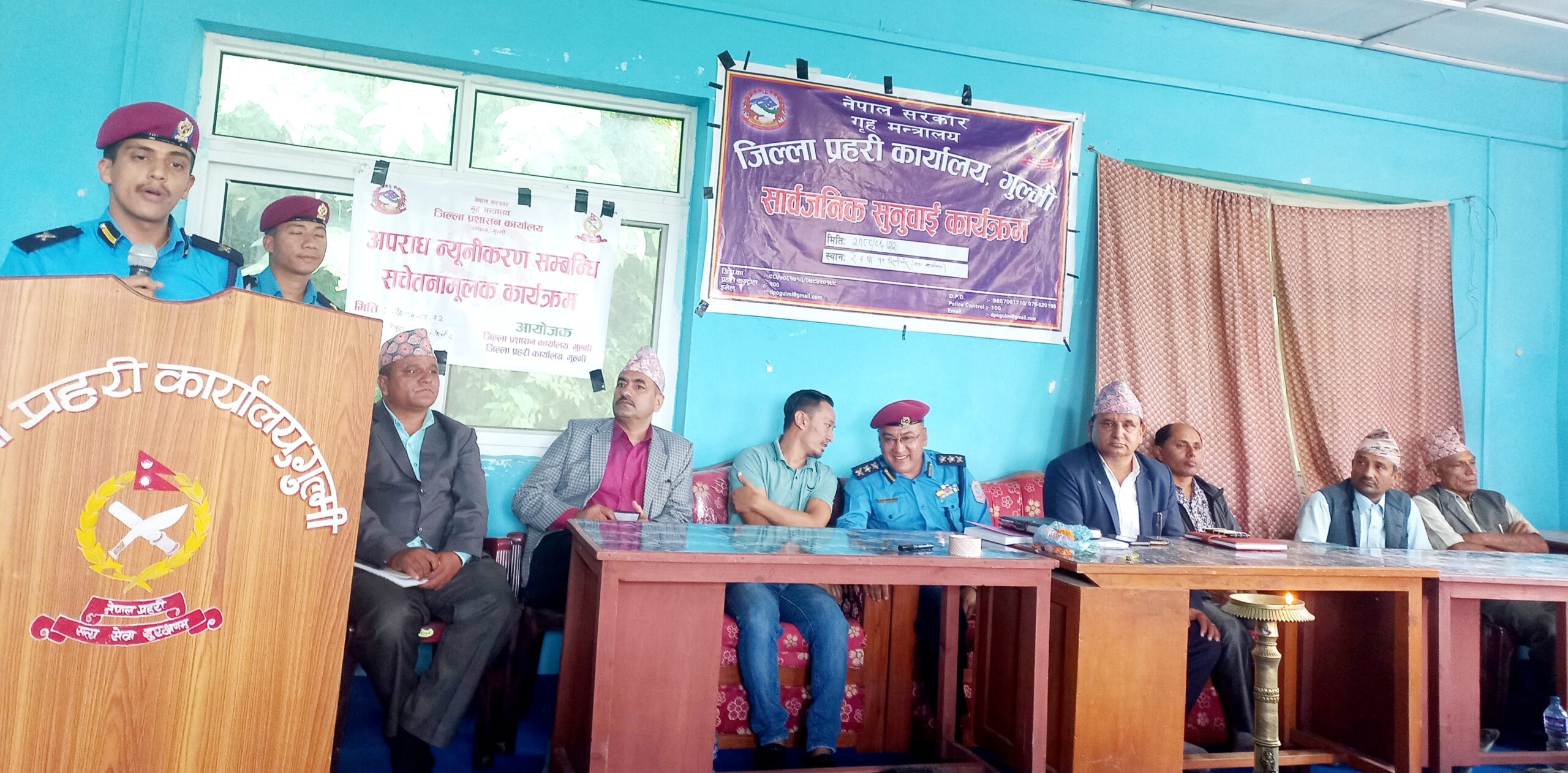 प्रहरीको सार्वजनिक सुनुवाइ :मदिरा र लागुऔषध नियन्त्रण गर्न माग