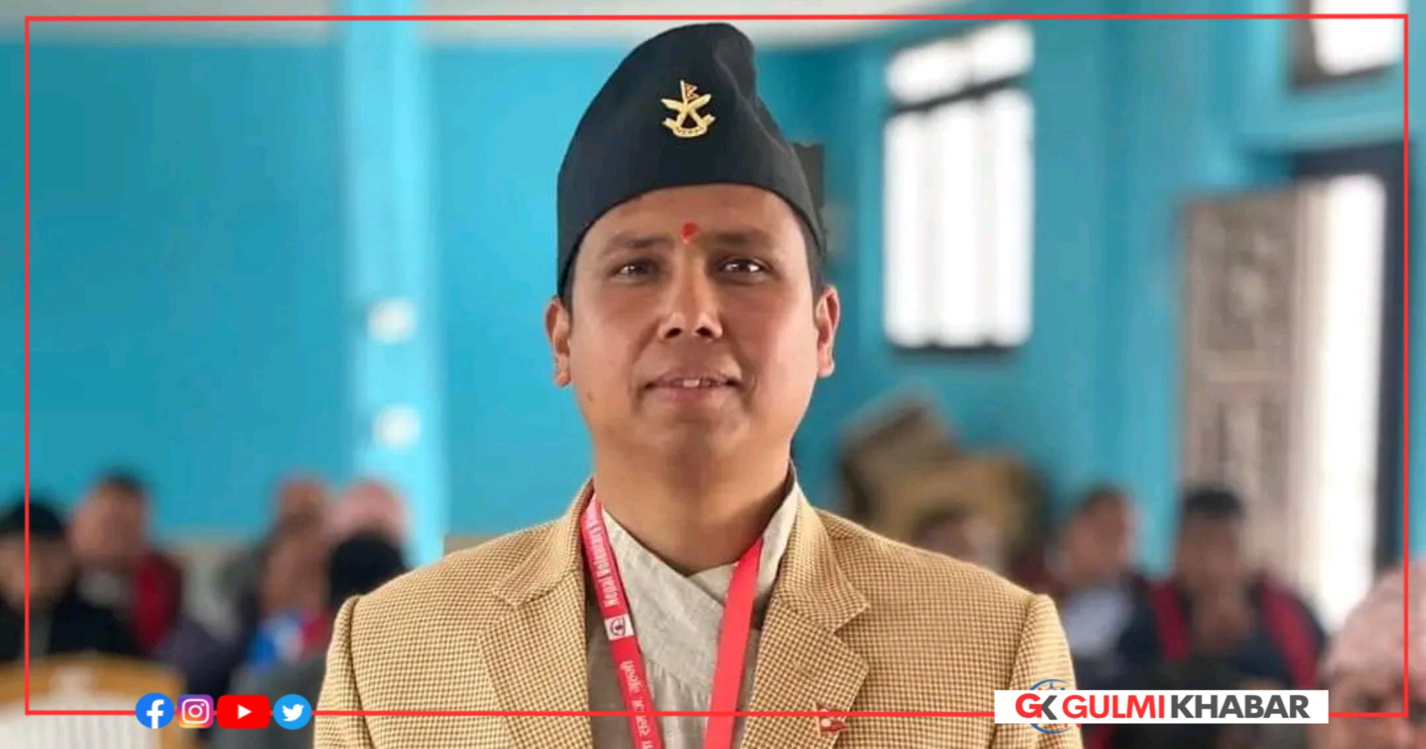 नेपाल रक्तदाता समाज गुल्मीको अध्यक्षमा पाण्डे